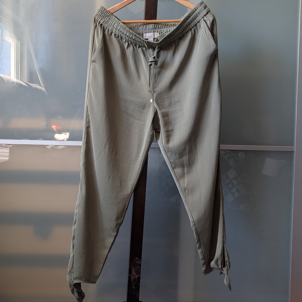 Michael Kors Olive Drawstring Joggers